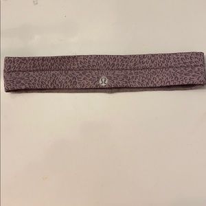 Lululemon purple printed headband